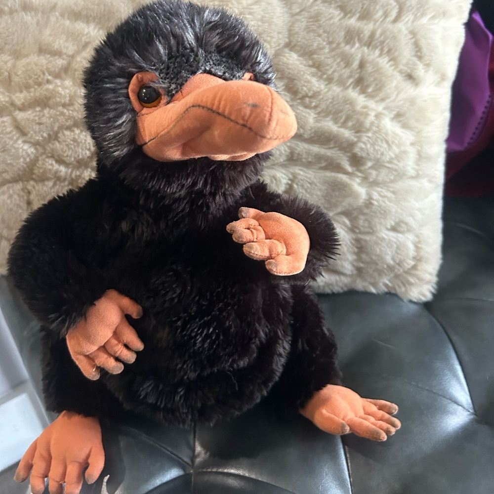 Fantastic Beasts Plush Niffler Harry Potter 11” Black Stuffed Animal - Picture 1 of 8